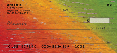 Wooden Rainbow Personal Checks