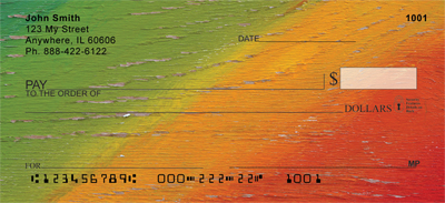 Wooden Rainbow Personal Checks
