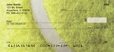 Tennis Balls Personal Checks