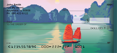 Oh So Far Away Personal Checks
