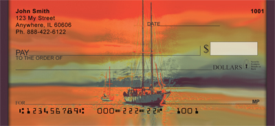 Sails In The Sunset Personal Checks