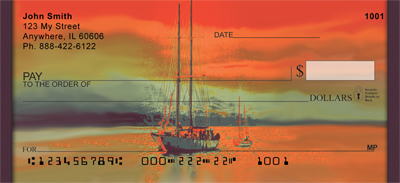 Sails In The Sunset Personal Checks