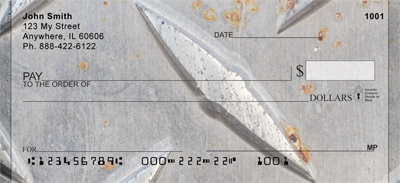 Steel Diamond Plate Personal Checks