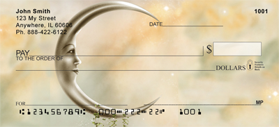 Fantasy Fairy Moon Personal Checks