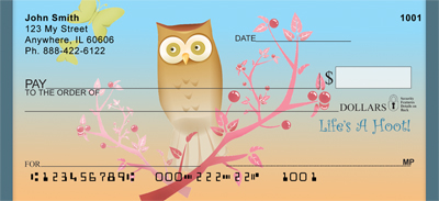 Life's A Hoot Personal Checks