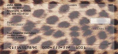 Animal Prints Personal Checks