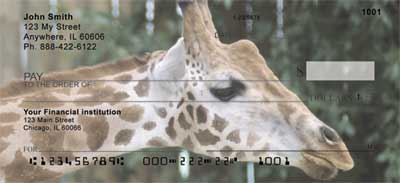Giraffes Personal Checks