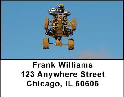 ATV Dirt Racing Address Labels, Address Labels