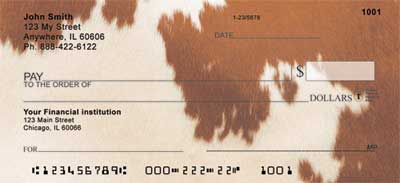 Cow Prints Personal Checks