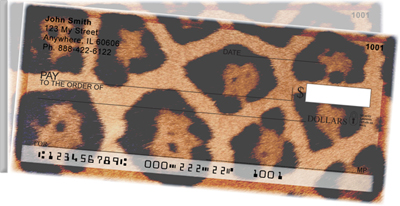 Animal Prints Side Tear Personal Checks