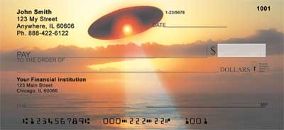 Alien Abduction Personal Checks