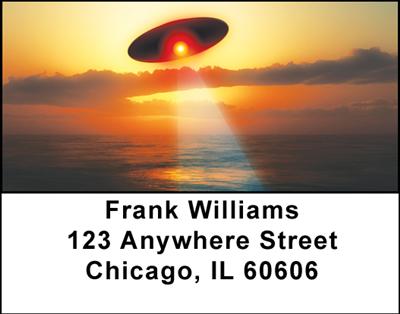 Alien Abduction Address Labels