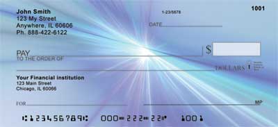 Spark of Blue Personal Checks