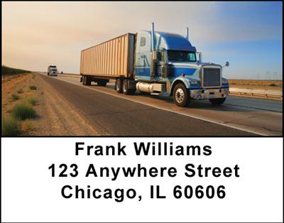 Big Pete Trucks Address Labels