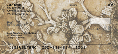 Asian Carvings Personal Checks