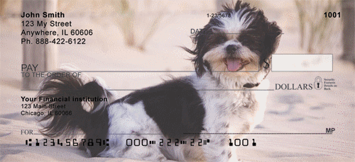 Shih Tzu Personal Checks