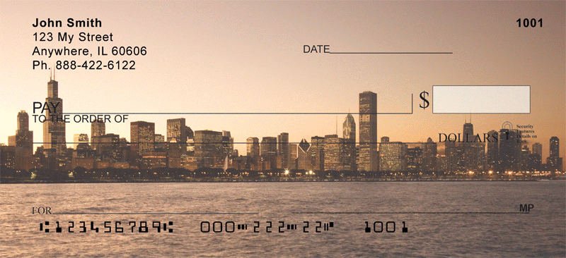 Chicago Skylines Personal Checks