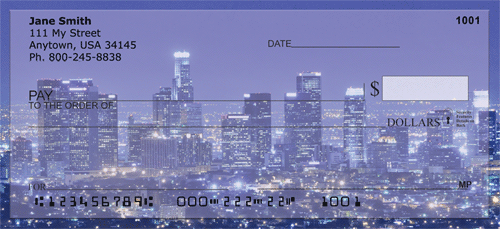 Los Angeles Skyline Personal Checks