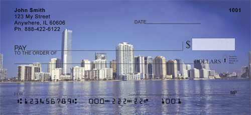Miami Skyline Personal Checks