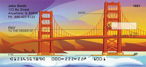 Golden Gate Bridge Personal Checks
