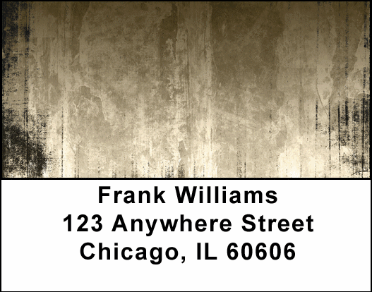Coffee Grunge Address Labels