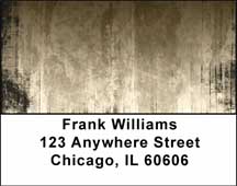 Coffee Grunge Address Labels