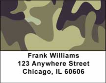 Camouflage Browns And Golds Address Labels