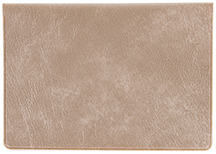 Top Stub Parchment Vinyl Checkbook Cover