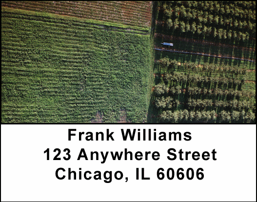 Fields Of Green Address Labels