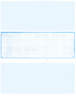 Teal Safety Blank Middle Voucher Computer Checks