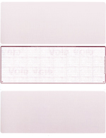 Burgundy Saftey Blank Middle Voucher Computer Checks
