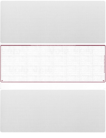 Wallstreet Blank Middle Voucher Computer Checks