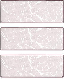 Burgundy Marble Blank Stock For 3 to a Page Voucher Computer Checks