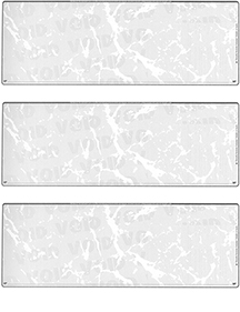 Grey Marble Blank Stock For 3 to a Page Voucher Computer Checks