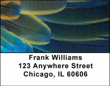 Feather Blues Address Labels