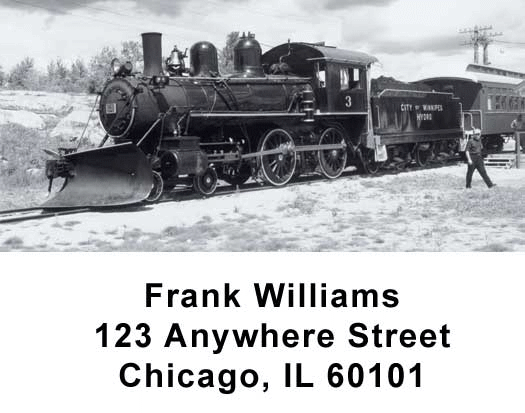 Old Time Trains Address Labels