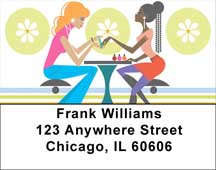 African Girly Girls Address Labels