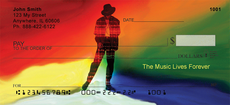The Music Lives Forever Personal Checks