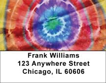 TieDye Retro Address Labels