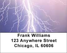 Electrical Storm Address Labels