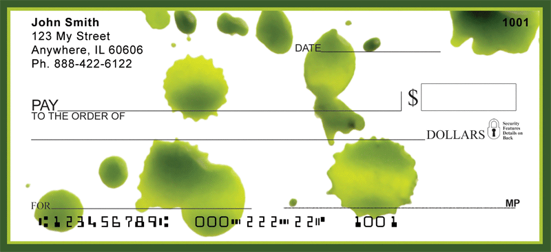 Painting It Green Personal Checks