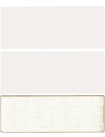 Tan Safety Blank Voucher Checks Bottom Style