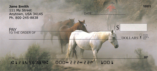 Wild Horse Roundup Personal Checks