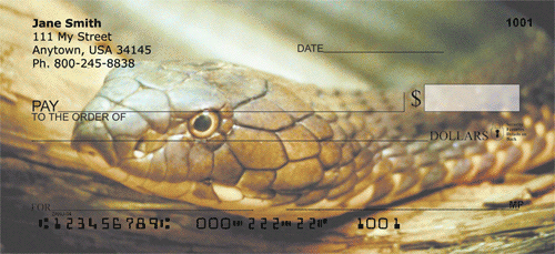 Slithering Serpents Personal Checks