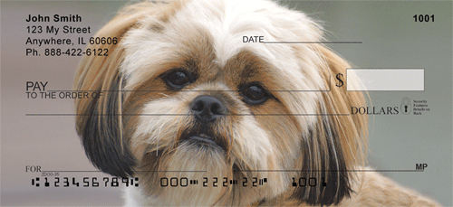 Lhasa Apso Puppy Personal Checks