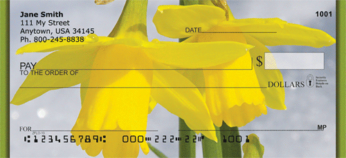 Daffodils First To Bloom Personal Checks