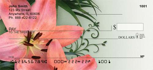 Day Lilies Delight Personal Checks