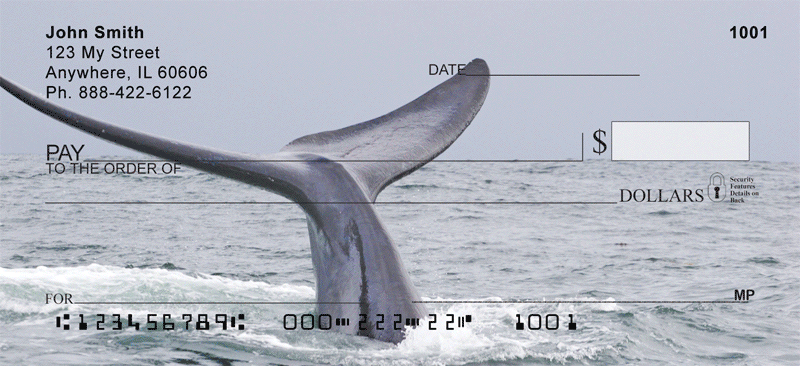  Whale Of A Tail Personal Checks