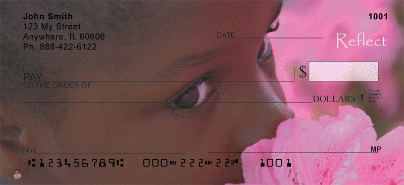 Smell The Roses Personal Checks