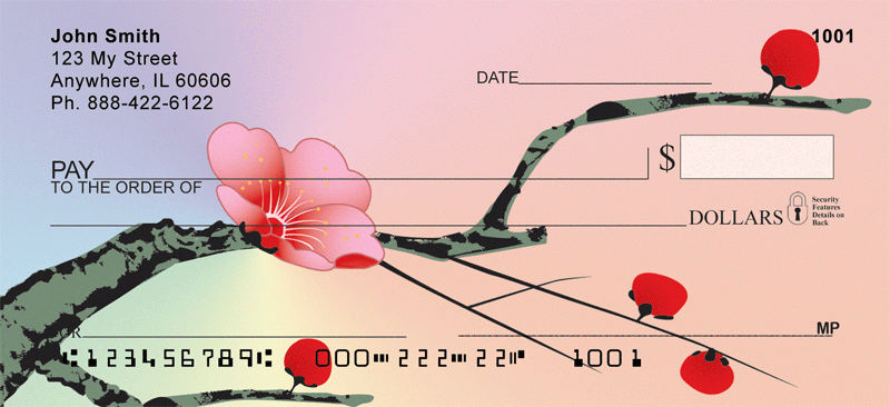 Japanese Cherry Tree Personal Checks